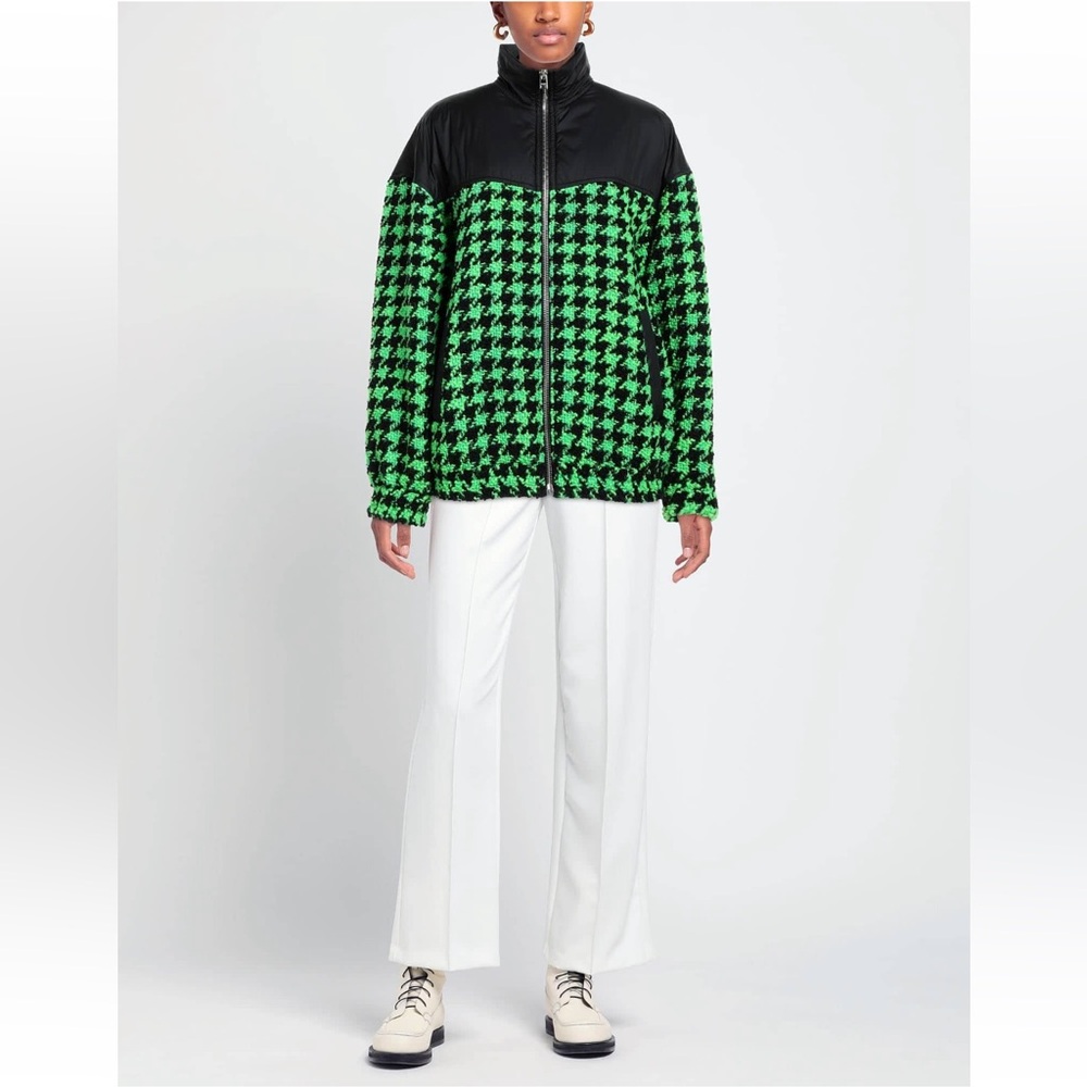 Raremsgm Houndstooth Tweed Bomber Jacket - image 1